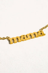 Mama 18K Gold Non-Tarnish Necklace