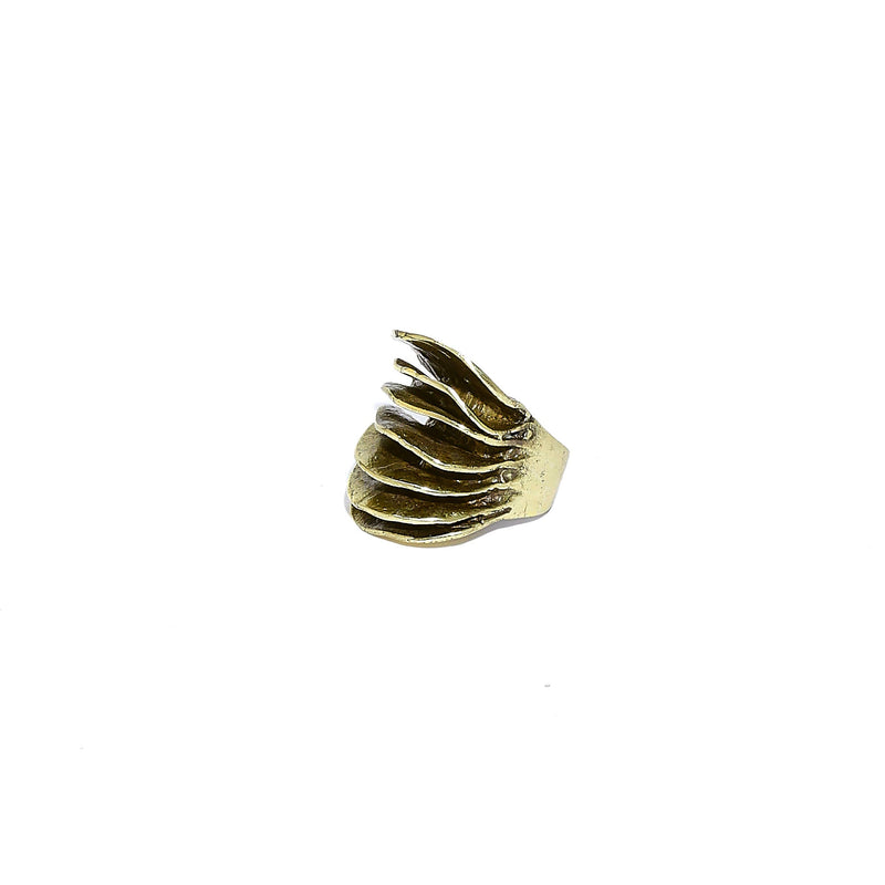 Bronze Layers Chunky Ring