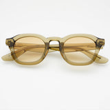 Blake Acetate Unisex Round Sunglasses