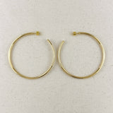 18k Gold Filled Thin Hoops