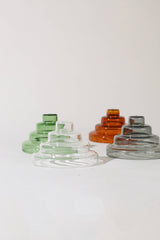 Gray Glass Meso Incense Holder