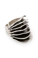Layers Chunky Silver Ring