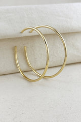 18k Gold Filled Thin Hoops