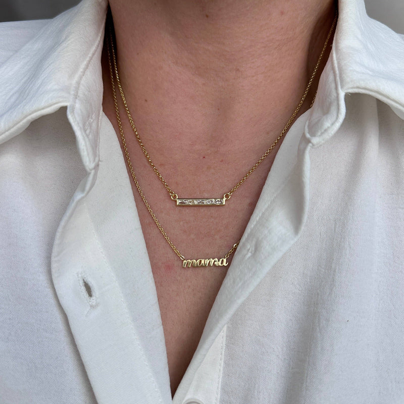 Mama Necklace 18k Gold Filled