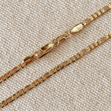 18k Gold Filled Thin Figaro Chain Anklet
