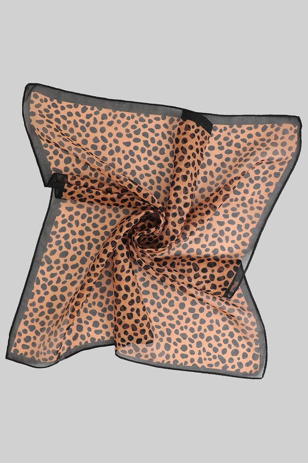Cheetah Print Square Scarves