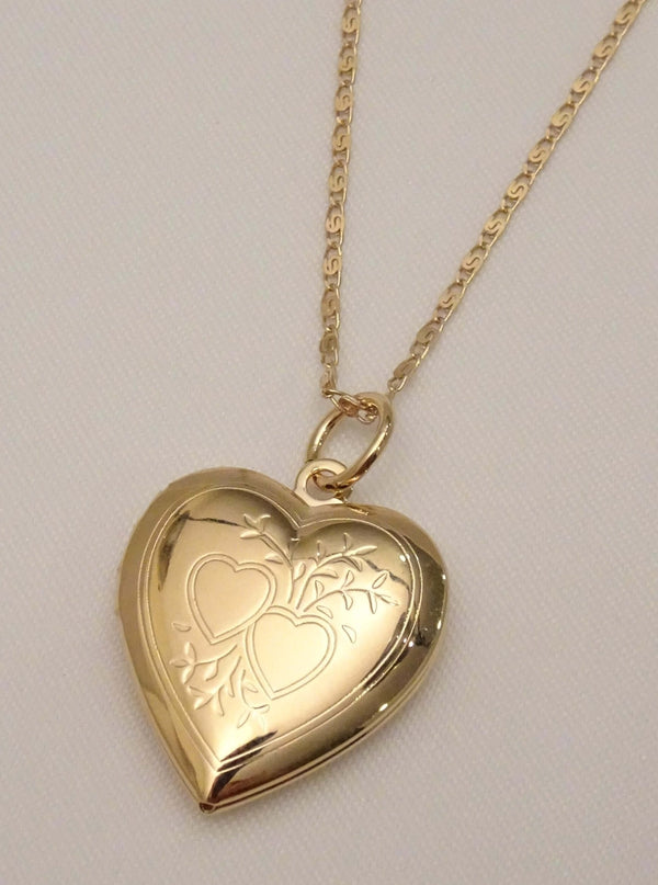 Heart Locket Charmed Necklace