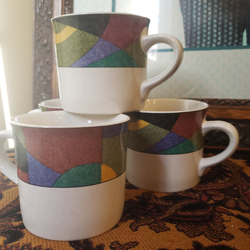 Retro Coffee Mug Set