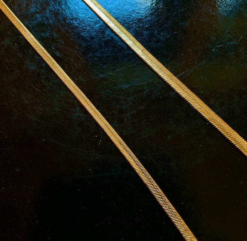 Gold Filled Herringbone Chains