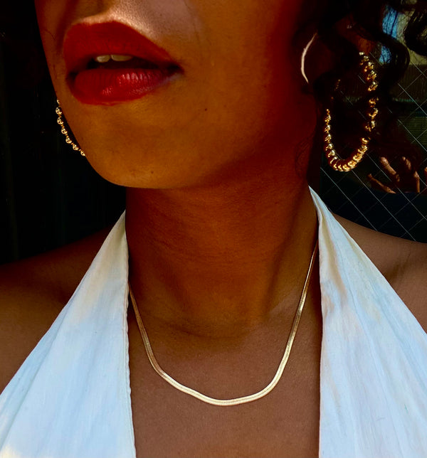Gold Filled Herringbone Chains